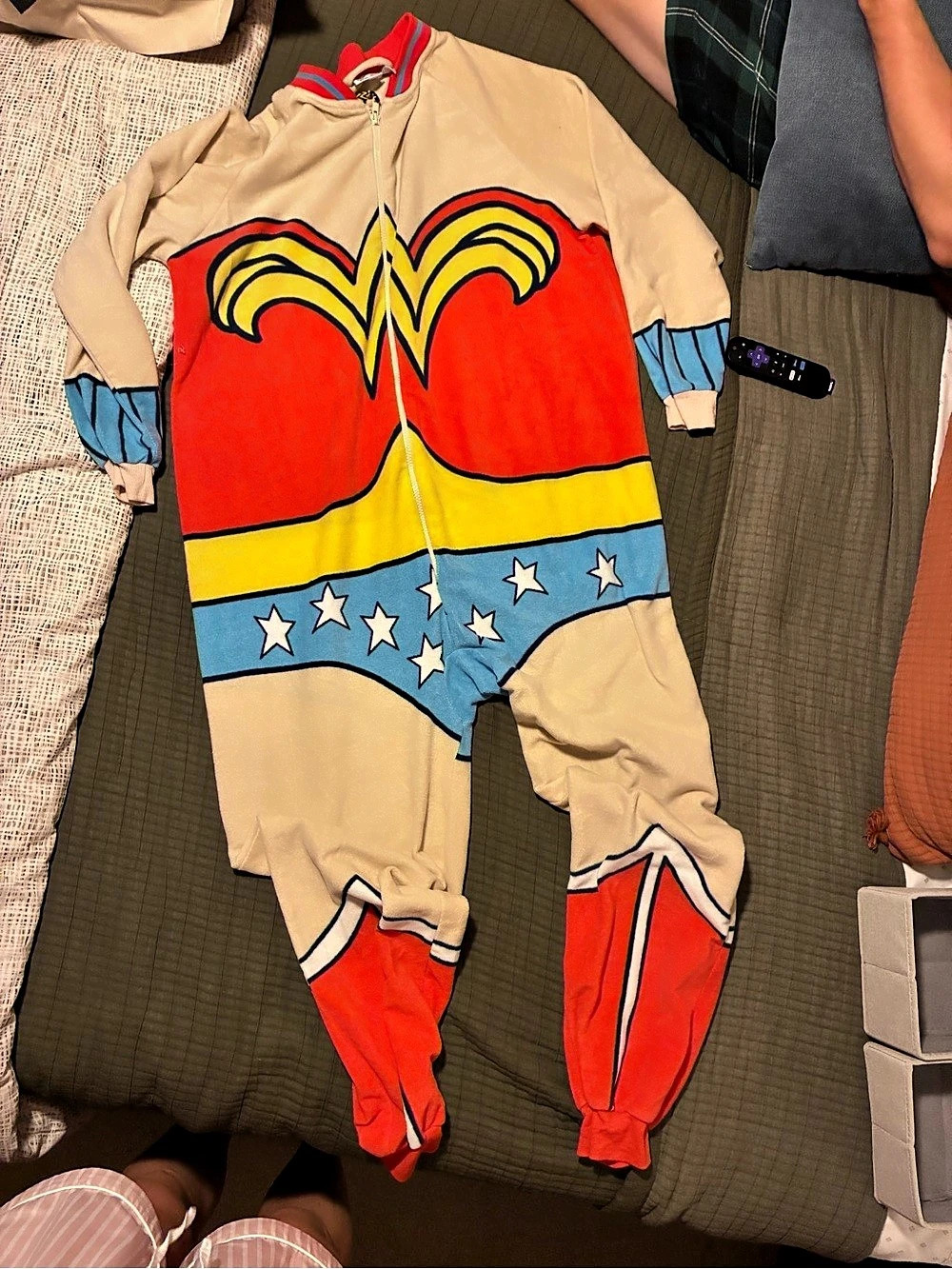 Wonder Woman Superhero Onesie Pajamas XL